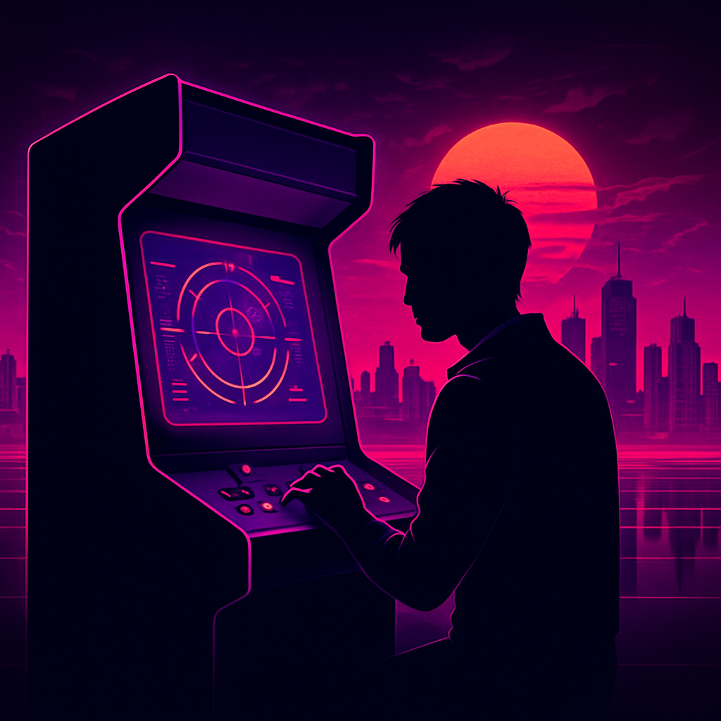 VoidArcade neon montage